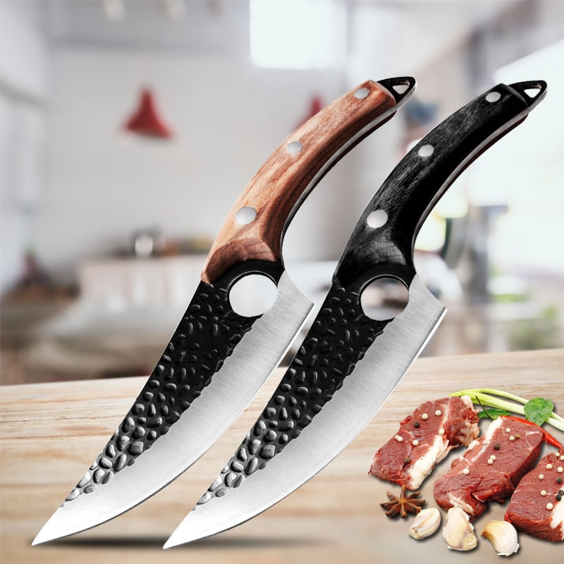 Sharp Kitchen Knife Cleaver Boning Knives Chef Knife For Beef with Sheath Cover Cooking Tool