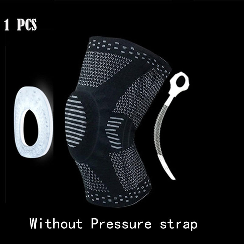 1PCS Knee Pads Compression Fitness Kneepad Running Basketball Knee Support Sports Brace Sleeve Volleyball Patella Protect Guard