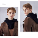 Xthree Kaschmir Winter Strickmütze Beanie Damen Schal Skullies Mützen Wintermützen für Damen Herren Cap Solid Bonnet Mask Brand Hat