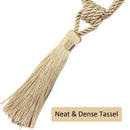 1PC Curain Tiebacks  With Tassel Curtain Clips Rope Tie Backs holdbacks Home Accessories Decorative