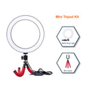 Yizhestudio Ring Lamp with tripod Dimmable Selfie Ring Light with stand color Annular tube photographic lighting For Live Studio