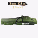 Fishing Rod Storage Bag  Oxford Cloth Multifunctional  1/2/3 Layer Black / Green