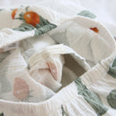 2022 spring and autumn new ladies pajamas 100% cotton long-sleeved home wear comfortable plus size summer thin sleepwear women