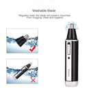 4 in 1 Professional Electric Rechargeable Nose and Ear Hair Trimmer Shaver Temple Cut Personal Care Tools For Men