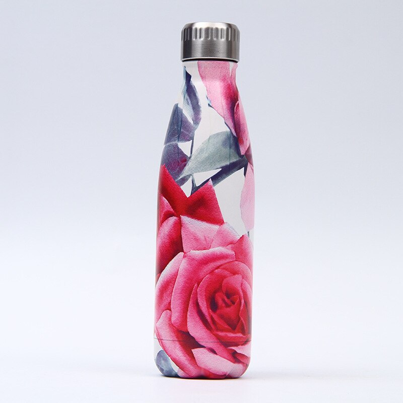 179-202 LOGO Custom Stainless Steel Water Bottle For Water Thermos Vacuum Insulated Cup DoubleWall Travel Drinkware Sports Flask