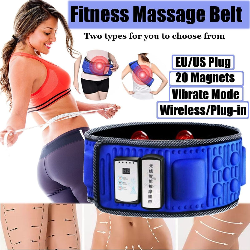 Kabelloser elektrischer Slimmerbelt Abnehmen Fitness Massage Times Sway Vibration Bauch Bauchmuskel Taille Trainer Stimulator