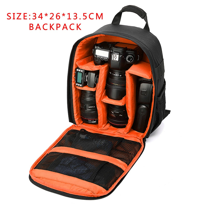 Multifunktionale Kameratasche, Fotorucksack, wasserdicht, große Kapazität, tragbare Reise-DSLR-Kameratasche, Digitalkameratasche