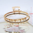 1Pcs  Fashion Smal Simple Wild Geometric Hair Claw for Women Girls Clamps Hair Crab Metal  Hair Clip Claw Accessories Headwear