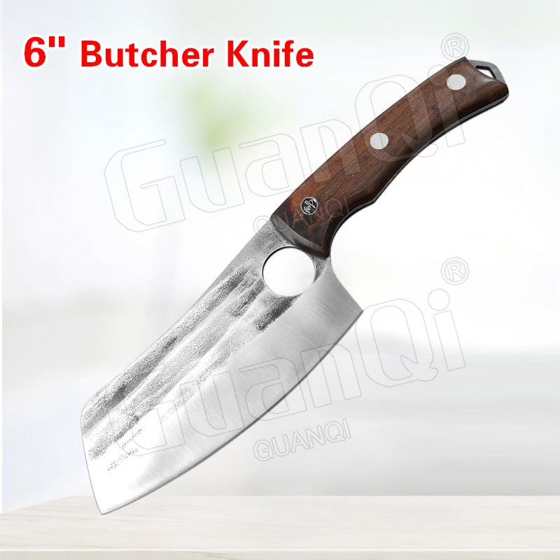 Cuchillo para filetear pescado, cuchillo para deshuesar de acero inoxidable, cuchillo de pesca hecho a mano, cuchillo de carnicero de cocina, cortador de Camping, cuchillos de Chef