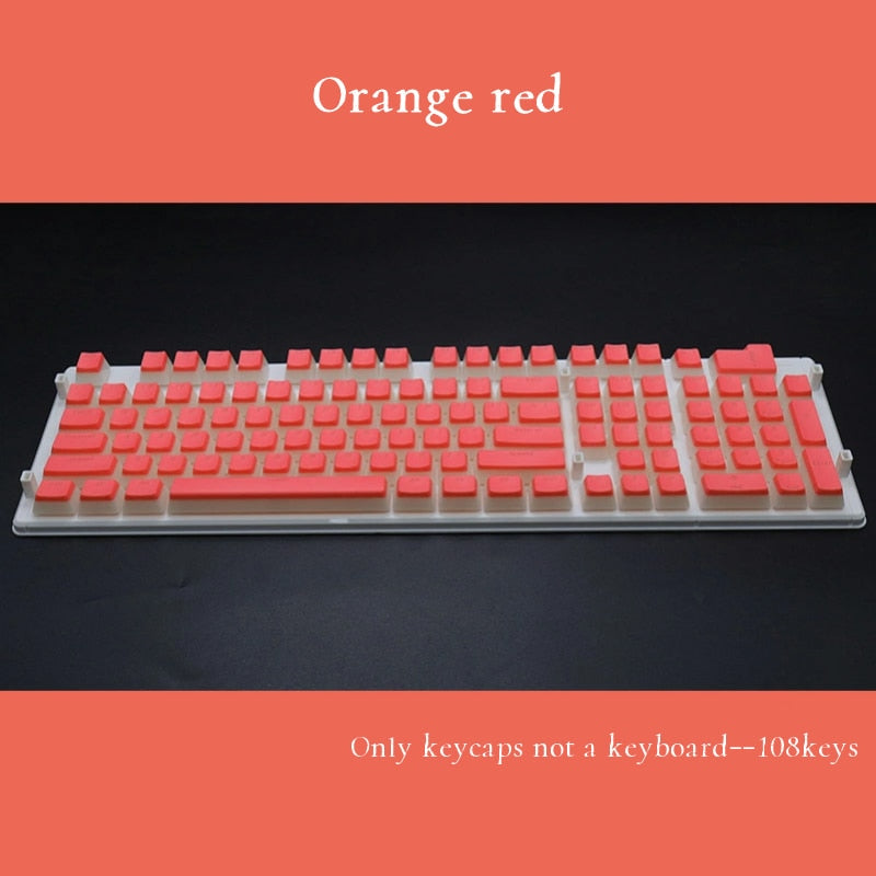 PBT OEM Profile Transaprent Pudding Keycaps Teclado mecánico retroiluminado 108 teclas de doble color Gaming Mechanical Keycap Universal