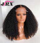 Afro Kinky Curly Lace Front Human Hair Wigs For Women Pre Plucked Brazilian Kinky Curly Lace Closure Wigs 180 Density Remy Hair