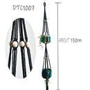 Handmade macrame plant hanger pot holder pot tray/pot hanger pot tray for wall decoration countyard /garden pot tray for plant