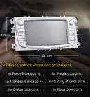 Podofo 4G HIFI Android 10 2 Din Car Radio Multimedia Video Player For Ford Focus S-Max Mondeo 9 Galaxy C-Max Navigation GPS 2din