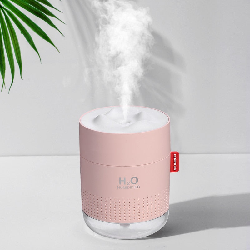 White Snow Mountain Luftbefeuchter 500ML Ultraschall USB Aroma Air Diffusor Beruhigendes Licht Aromatherapie Humidificador Home Diffusor