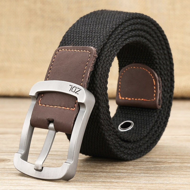 MEDYLA Canvas Belt Outdoor Tactical Belt Unisex High Quality Canvas Belts for Jeans Male Luxury Casual Straps Ceintures