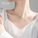 Modian 2020 nuevo 925 plata esterlina brillante circón mariposa bailando pequeño Mini colgante para mujeres joyería fina regalo de cumpleaños