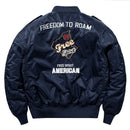 Hip hop Jacket Men High quality Thick Army Navy White Military motorcycle Ma-1 aviator Pilot Men Baseball Bomber Jacket Men