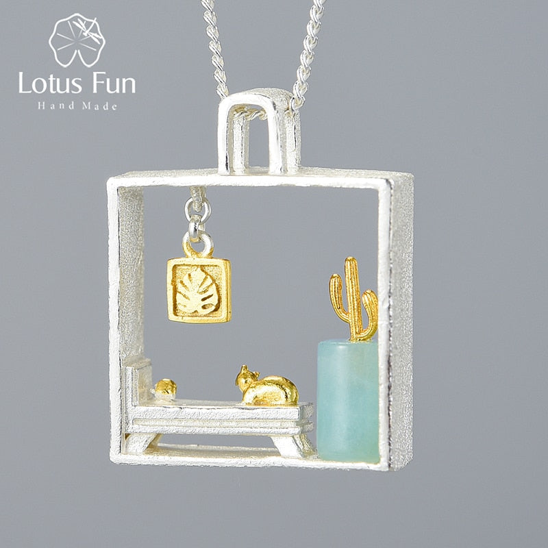 Colgante Lotus Fun Lazy Cat at Home sin collar, colgante de plata de ley 925 auténtica, novedad de 2021, joyería fina para mujer