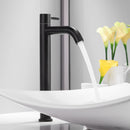 Grifo de lavabo táctil SDSN SUS304 de acero inoxidable, grifo de lavabo de baño frío único con Sensor, grifo de lavabo negro, grifos de Control táctil
