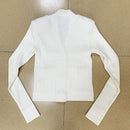 HIGH STREET Neueste 2022 Herbst Winter Designer Pullover Damen V-Ausschnitt Lion Buttons Strickjacke Top