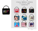 Fashion Acrylic Box Design Cartoon Women Party Clutch Shoulder Bag Letter Picture Purses and Handbags Female Designer Bag