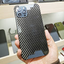 Carbon fiber case For iPhone 12mini 12 Pro Max Ultra-thin, ultra-light, high-strength protective sleeve half-enclosed hard shell