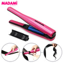 Madami Portable Curling Iron Rechargeable Li-ion Battery 2200mAh Mini Wireless Hair Straightener Ceramic Plate Pencil Flat irons