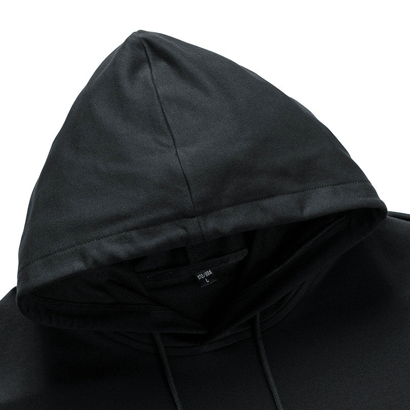 Pullover Hoodies Men/Women Casual Hooded Black Ribbons 2022 Autumn Streetwear Sweatshirts Hip Hop Harajuku Male Tops