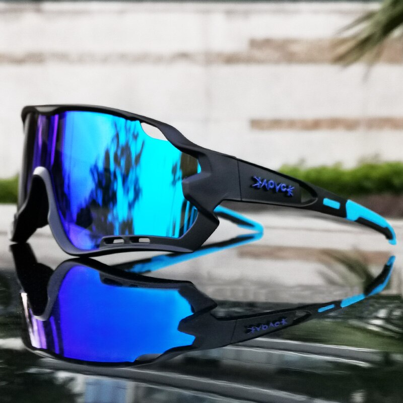 MTB Bike Eyewear Man Woman Cycling Sunglasses Uv400 Polarized Bicycle Glasses Sports Racing Riding Goggles Ciclismo 1 Lens