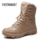 Military Tactical Mens Boots Special Force Leather Waterproof Desert Combat Ankle Boot Army Work Men&