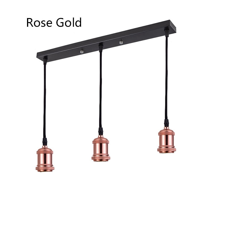 Retro Industrial Loft LED Bar Pendelleuchte E27 Sockel Pendelleuchten Aluminium Esszimmer Pendelleuchten Küche Hängelampen