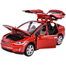 1:32 Tesla MODEL X Alloy Car Model Diecasts &amp; Toy Vehicles Toy Cars Free Shipping Kid Toys For Children Christmas Gifts Boy Toy