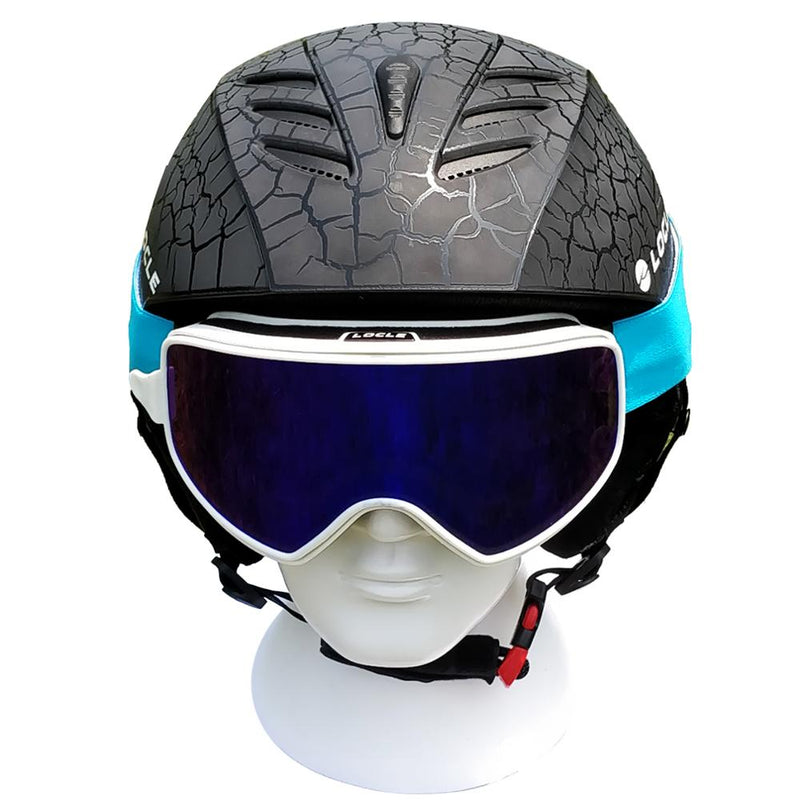 LOCLE Ski Helmet Men Outdoor Sports Skiing Helmet Women Kids CE Certification Ski Skateboard Snowboard Helmet S/M/L/XL 52-64cm