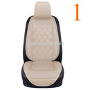 Funda protectora de cuero impermeable para asiento de coche, alfombrilla protectora Universal para asiento delantero, transpirable, para coche, furgoneta, cojín para asiento de coche