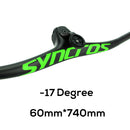 SYNCROS Carbon Fiber Mountain Integrated MTB Handlebar FRASER IC SL -8 -17 -25 Three Specifications with Titanium Screws