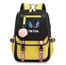 Mochila TikTok, mochilas escolares luminosas para adolescentes, niños y niñas, Mochila para ordenador portátil, Mochila Escolar de viaje de gran capacidad