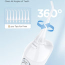 Fairywill Electric Sonic Toothbrush & Water Flosser USB Charge Waterproof 5 Modes 3 Brush Heads Toothbrushes Teeth Cleaner