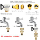 Gran oferta, manguera de jardín extensible de 25 pies-200 pies, manguera de agua Flexible mágica, mangueras de riego de la UE, tubería con pistola pulverizadora, lavado de coches