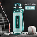 New 1.1L Water Bottle BPA Free Portable Leak-proof Shaker bottle Tritan Plastic Drinkware Outdoor Tour Gym