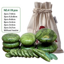 Tontin Jade glaze therapy hot stone massage Set massager back massageador Health Care stones for massage spine basalt stone spa