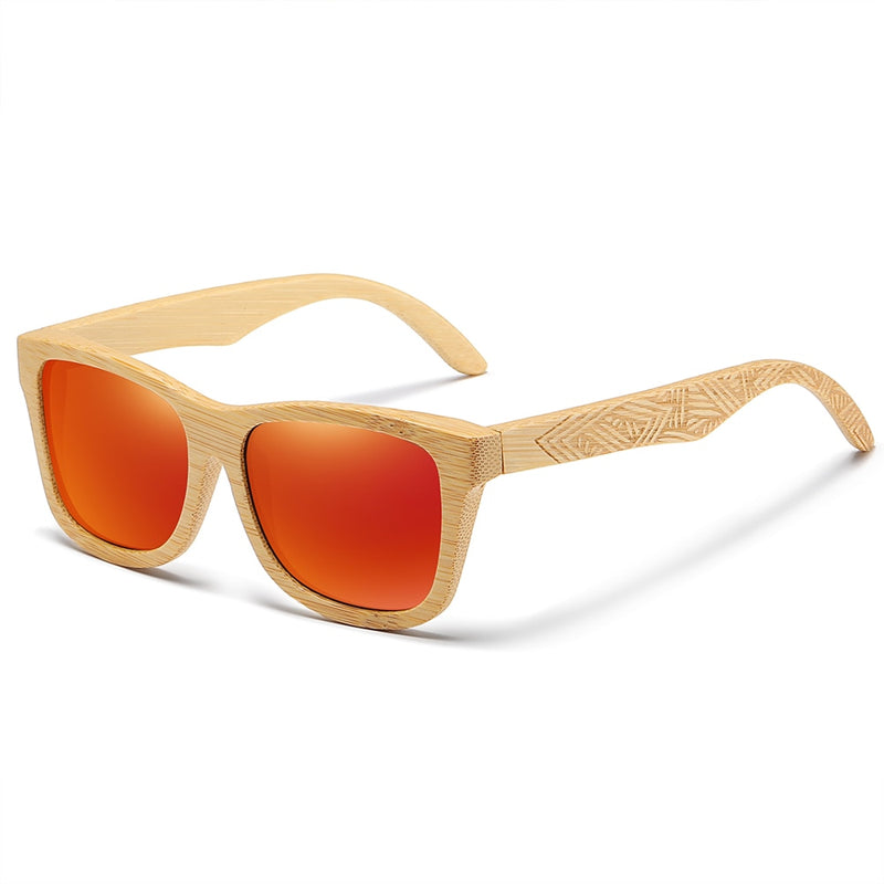 Gafas de sol de bambú de madera Natural hechas a mano con diseño de marca EZREAL, gafas de sol de lujo polarizadas de madera, gafas de sol masculinas