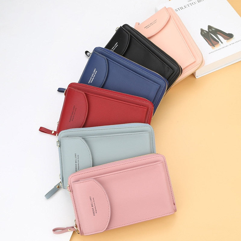 Monederos y bolsos de mano multifuncionales a la moda para mujer, bolsos cruzados de lujo, bolso de mano informal para mujer, cartera para teléfono, bolso de hombro