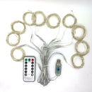 3m 100/200/300 LED Curtain String Light Flash Garland Rustic Wedding Party Decoration Table Bridal Shower Bachelorette Home Gift