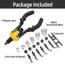 HIFESON Riveter nut Gun  rivet nut tool rivnut tool 617 619blind rivet Insert Manual Riveter Nut Riveting Rivnut Tool for Nuts