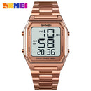 SKMEI 2 Time Men Digital Sport Watches Brand Countdown Stopwatch Fashion LED Electronic Wristwatch Male Reloj Hombre