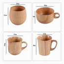Creative Natural Jujube Wood Mugs Japan Style Breakfast Beer Milk Mug Green Tea Coffee Wooden Cup Water Bottle Home Drinkware