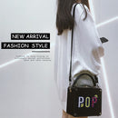 Fashion Acrylic Box Design Cartoon Women Party Clutch Shoulder Bag Letter Picture Purses and Handbags Female Designer Bag