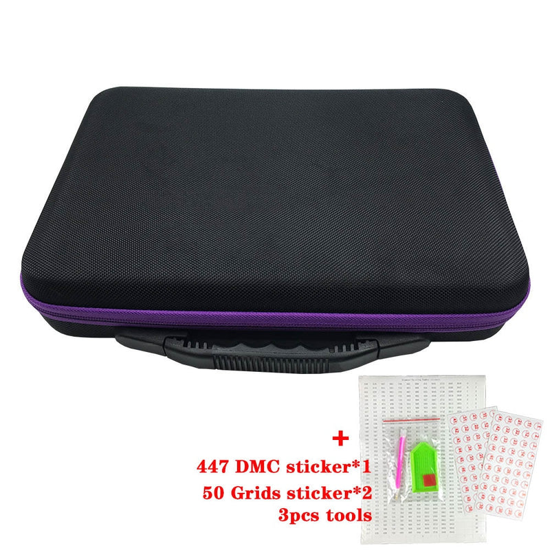 15/30/60/120 Bottles 5d Diamond Painting Accessories tools Storage Box Carry Case diamant painting tools Container Bag