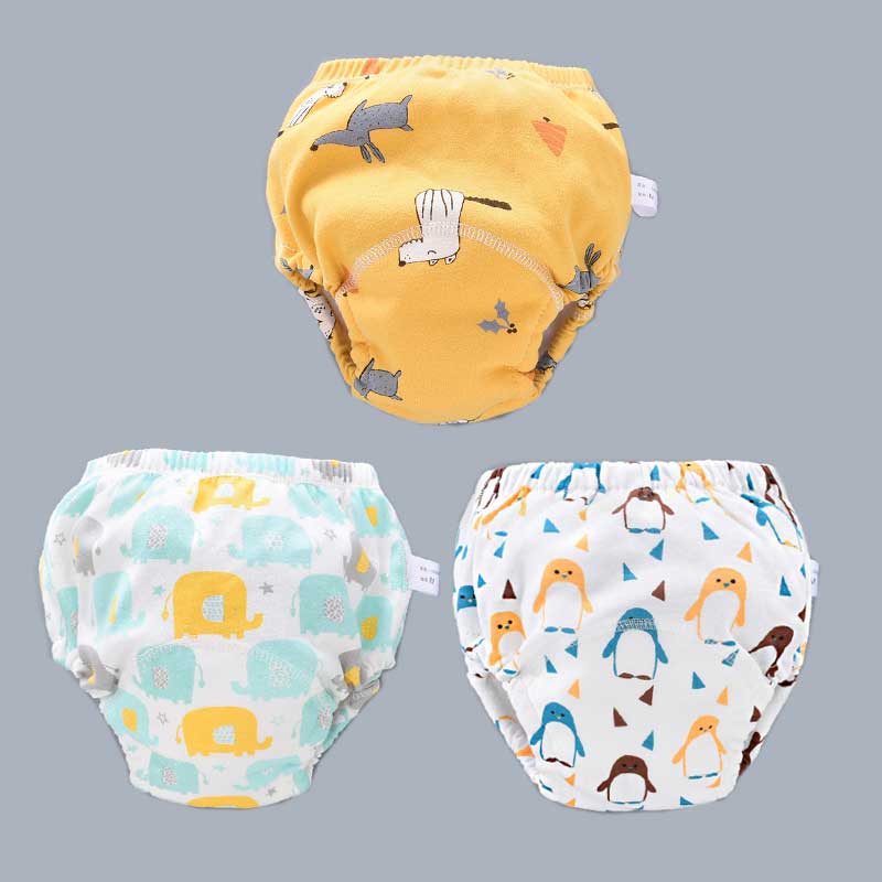 Baby Reusable Diapers Panties Potty Training Pants For Children Ecological Cloth Diaper Washable Toilet Toddler Kid Cotton Nappy