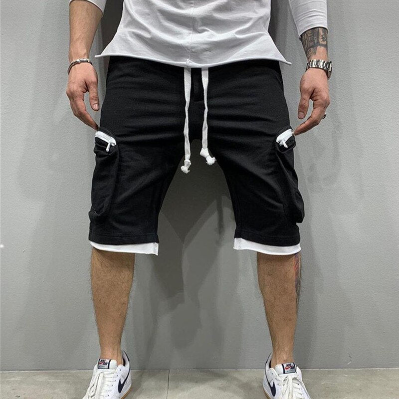 Men Knee-length Cotton Shorts Men&